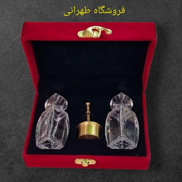 پک ظرف مخمل کادویی زعفران