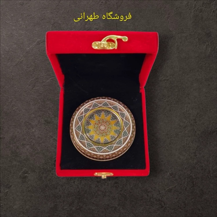 ظرف کادویی مخمل قوطی خاتم